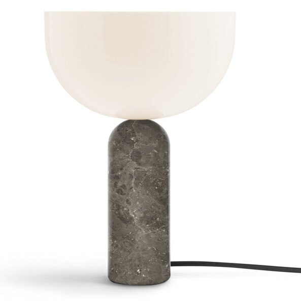 Stolní lampa New Works, Kizu Small, Šedá, Obývací pokoj, Kámen, Design