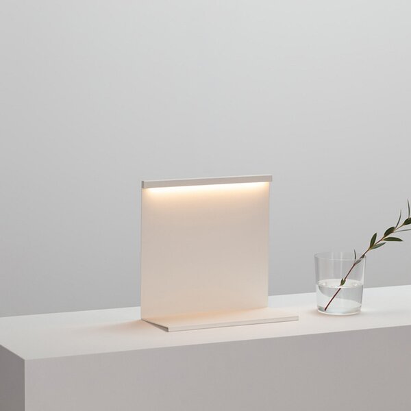 Stolní lampa HAY, LBM, stmívatelné, Bílá, Obývací pokoj, Kov, Design