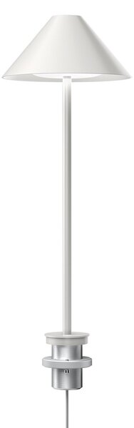 Stolní lampa Louis Poulsen, Keglen, stmívatelné, Bílá, Obývací pokoj, Kov, Design