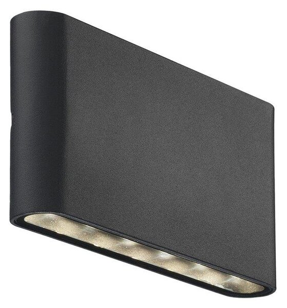 NOR 84181003 Venkovní nástěnné svítidlo Kinver 1x6W LED černá - NORDLUX