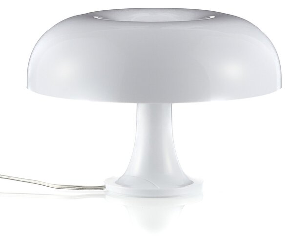 Stolní lampa Artemide, Nessino, Bílá, Obývací pokoj, Plast, Design