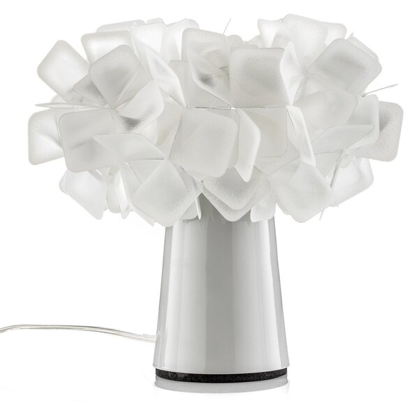 Stolní lampa Slamp, CLIZIA, Bílá, Obývací pokoj, Plast, Design