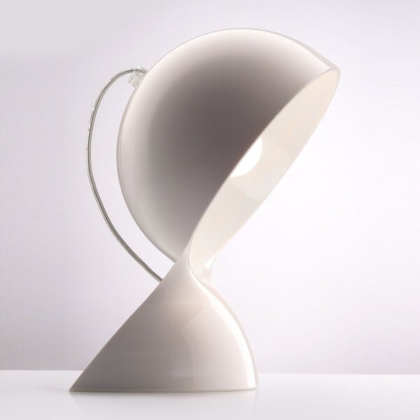 Stolní lampa Artemide, Dalù, Bílá, Obývací pokoj, Plast, Design