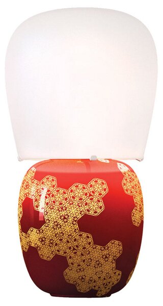 Stolní lampa kdln, Hive, Červená, Obývací pokoj, Keramika, Design