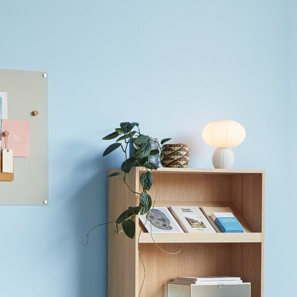 Stolní lampa Hübsch, Kumu, Bílá, Obývací pokoj, Sklo, Design