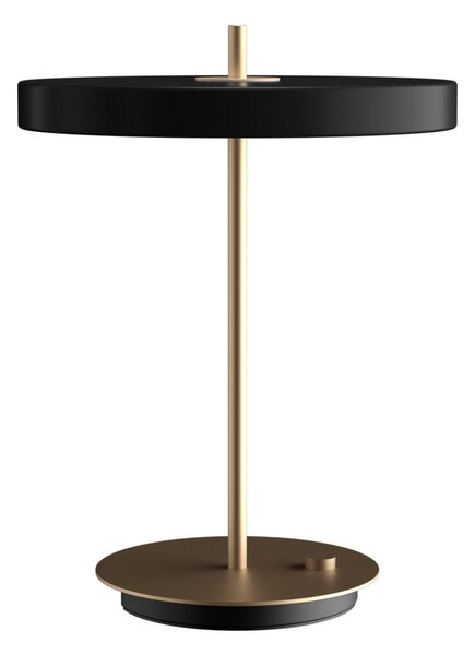 Stolní lampa UMAGE, Asteria Table, stmívatelné, Černá, Obývací pokoj, Hliník, Design