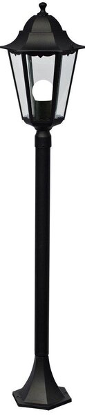 NOR 74398003 Venkovní sloupkové svítidlo Cardiff 1x60W E27 černá čirá - NORDLUX