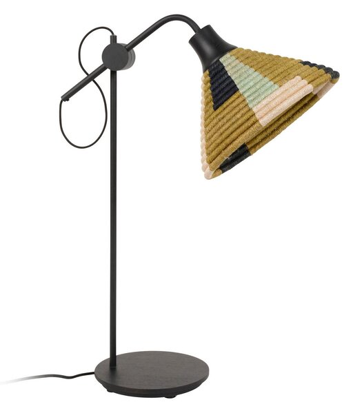 Stolní lampa Forestier, Parrot, Černá, Obývací pokoj, Kov, Design