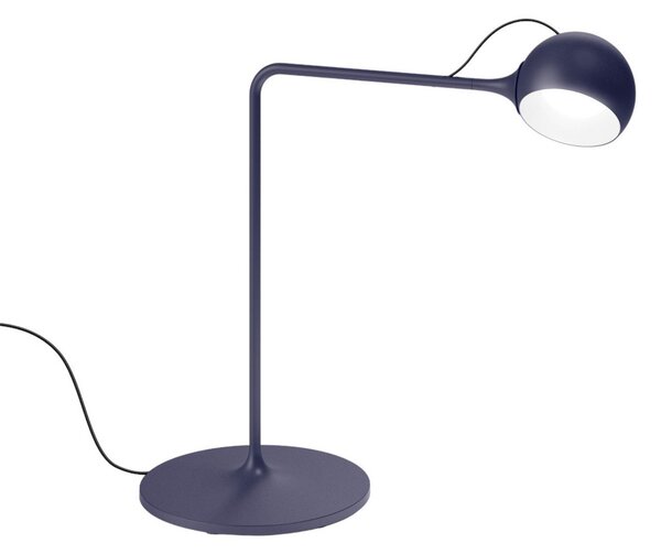 Stolní lampa Artemide, Ixa, stmívatelné, Modrá, Obývací pokoj, Kov, Design