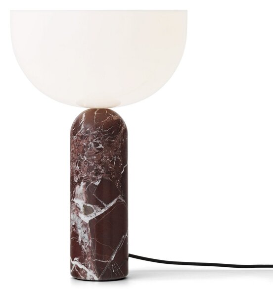 Stolní lampa New Works, Kizu Large, Červená, Obývací pokoj, Mramor, Design