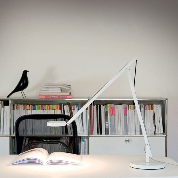 Stolní lampa Rotaliana, String T1 Mini DTW, stmívatelné, Bílá, Pracovna, Kov, Design