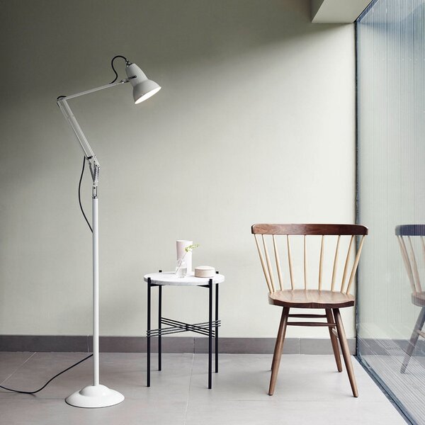 Stojací Lampa Anglepoise, Original 1227, Bílá, Obývací pokoj, Kov, Industriální design