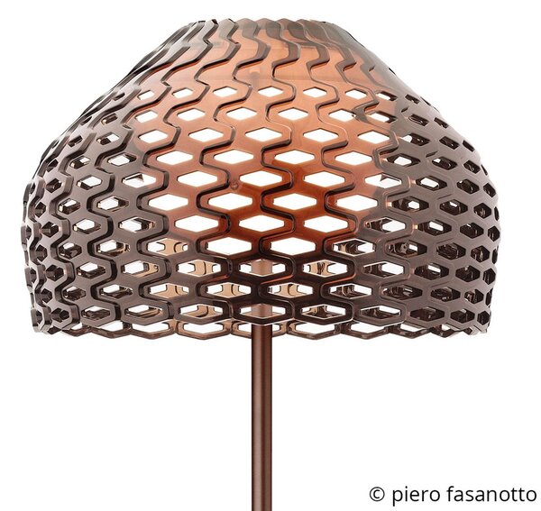 Stojací Lampa FLOS, Tatou F, stmívatelné, Hnědá / Rezavá, Obývací pokoj, Kov, Design