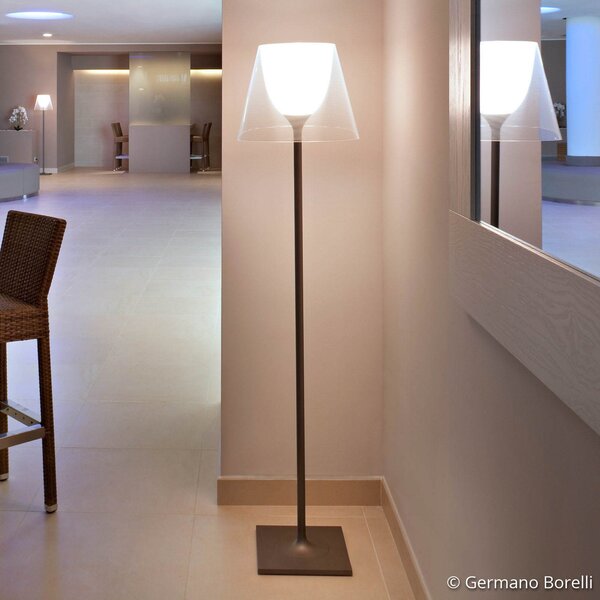 Stojací Lampa FLOS, KTRIBE, stmívatelné, Transparentní, Obývací pokoj, Plast, Design