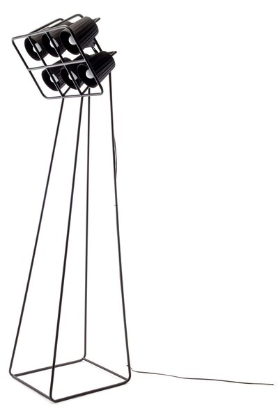 Stojací Lampa SELETTI, Multilamp, stmívatelné, Černá, Obývací pokoj, Kov, Design
