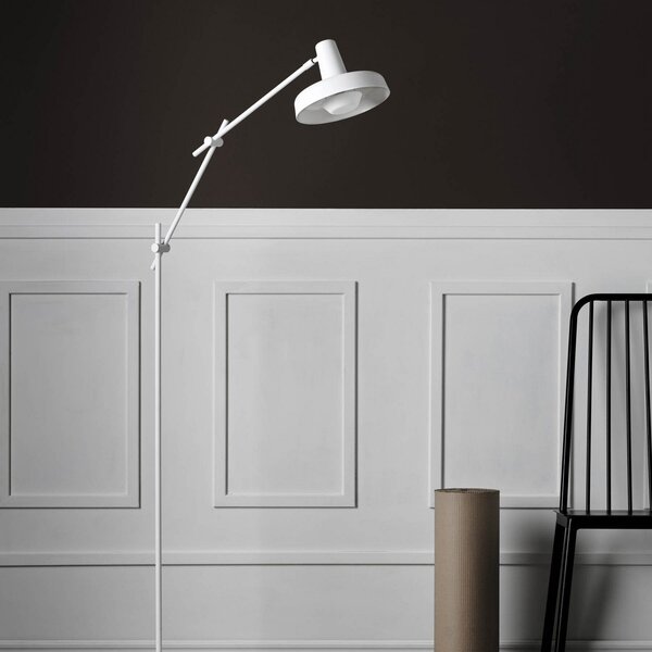 Stojací Lampa GRUPA, Arigato, Bílá, Pracovna, Kov