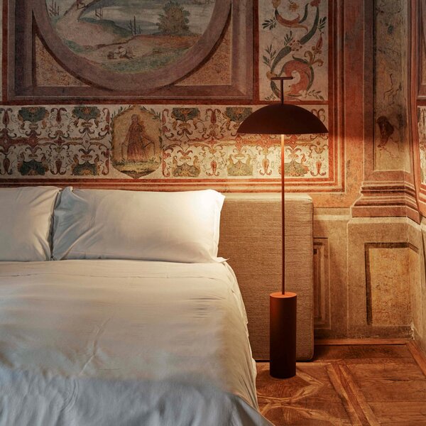 Stojací Lampa Kartell, Geen-A, stmívatelné, Černá, Obývací pokoj, Kov, Design