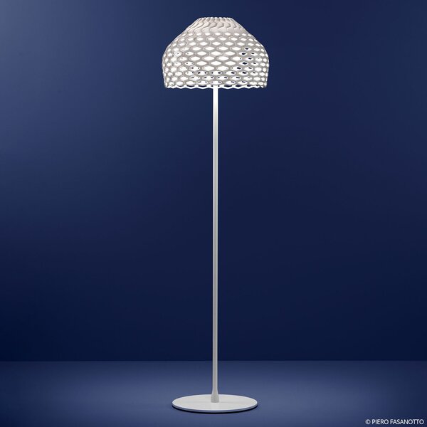 Stojací Lampa FLOS, Tatou F, stmívatelné, Bílá, Obývací pokoj, Kov, Design