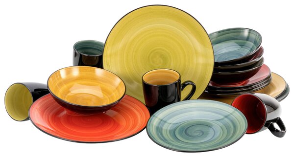 KOMBINOVANÁ SOUPRAVA, 16dílné, kamenina Creatable - Online Only nádobí, Online Only