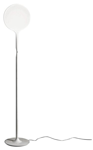 Stojací Lampa Artemide, Castore, stmívatelné, Bílá, Obývací pokoj, Sklo, Design