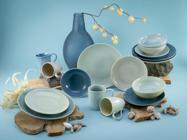 KOMBINOVANÁ SOUPRAVA, 16dílné, kamenina Creatable - Online Only nádobí, Online Only