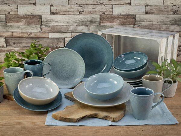 KOMBINOVANÁ SOUPRAVA, 16dílné, kamenina Creatable - Online Only nádobí, Online Only