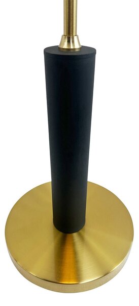 Stojací Lampa Dyberg Larsen, Yoyo, stmívatelné, Černá, Obývací pokoj, Kov, Design