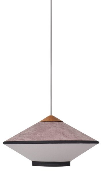 Závěsná svítidlo Forestier, Cymbal S, stmívatelné, Fialová, Obývací pokoj, Tkanina / Textil, Design