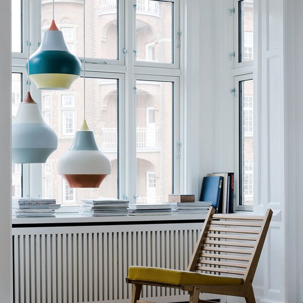 Závěsná svítidlo Louis Poulsen, Cirque, stmívatelné, Vícebarevná, Obývací pokoj, Kov, Design