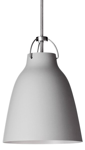 Závěsná svítidlo FRITZ HANSEN, Caravaggio P1, stmívatelné, Šedá, Obývací pokoj, Kov, Design