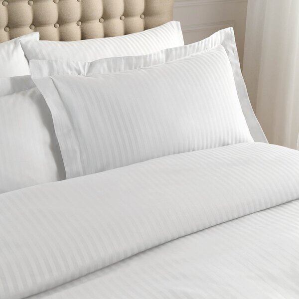 Damaškové povlaky na polštáře v sadě 2 ks 50x75 cm Satin Stripe – Catherine Lansfield