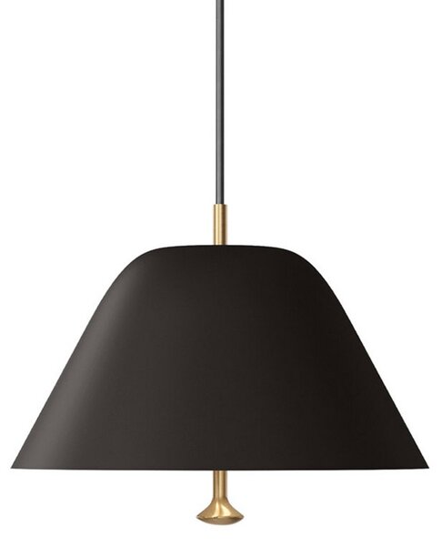 Závěsná svítidlo Audo Copenhagen, Levitate, stmívatelné, Černá, Obývací pokoj, Kov, Design