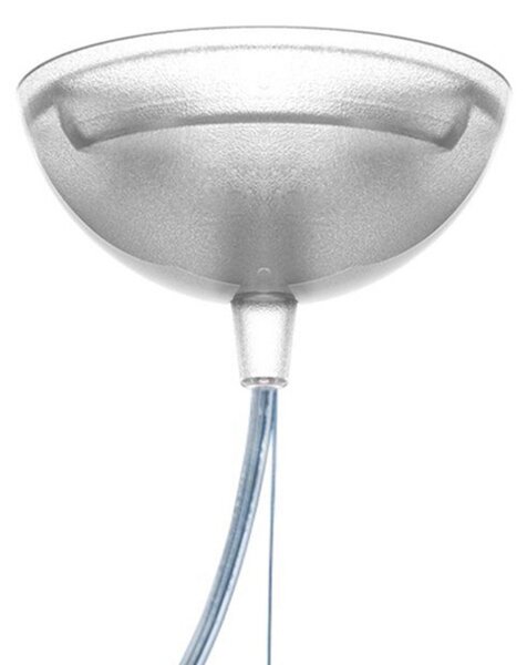Závěsná svítidlo Kartell, Small FL/Y, Transparentní, Obývací pokoj, Plast, Design