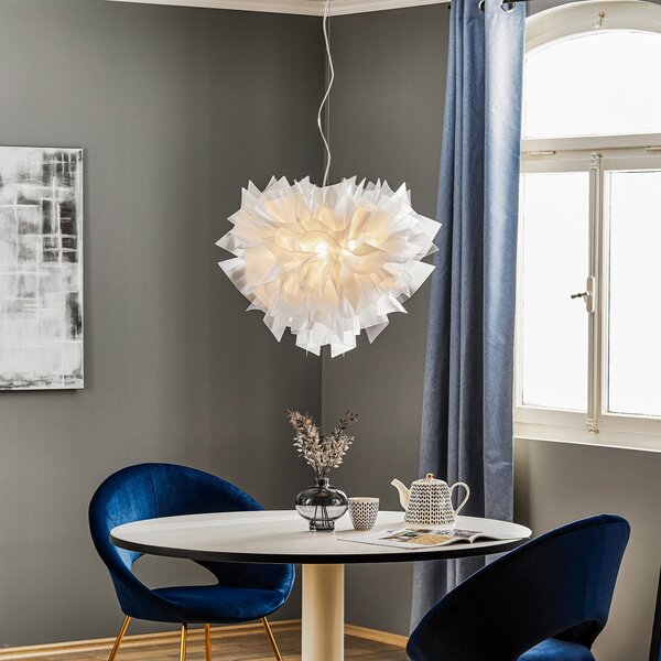 Závěsná svítidlo Slamp, VELI, stmívatelné, Transparentní, Obývací pokoj, Plast, Design