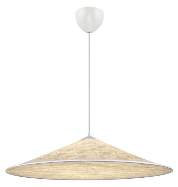 Závěsná svítidlo DFTP by Nordlux, Hill, stmívatelné, Bílá, Obývací pokoj, Tkanina / Textil