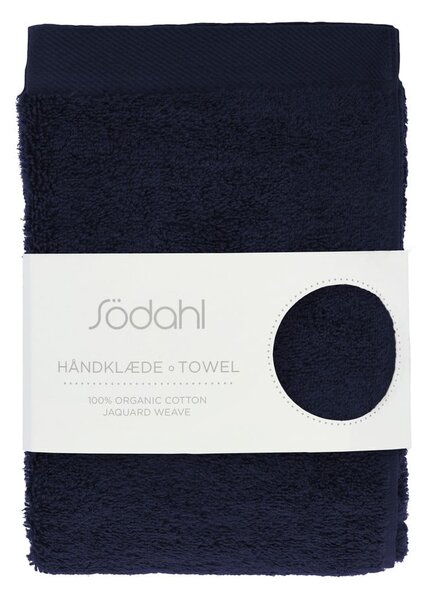 Tmavě modrý froté bavlněný ručník 50x100 cm Comfort – Södahl