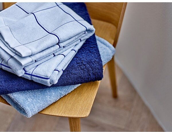 Tmavě modrý froté bavlněný ručník 50x100 cm Comfort – Södahl