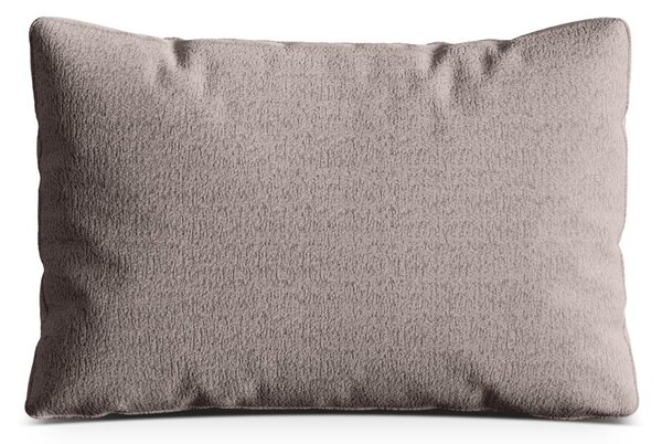 Šedobéžový polštář na gauč z textilie bouclé Kemi – Cosmopolitan Design