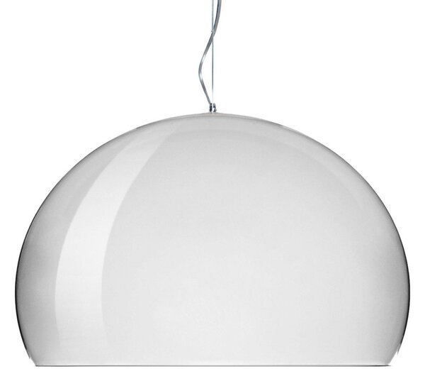 Závěsná svítidlo Kartell, FL/Y, stmívatelné, Metalická, Obývací pokoj, Plast, Design