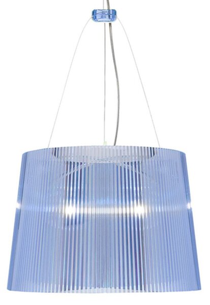 Závěsná svítidlo Kartell, Gé, Modrá, Obývací pokoj, Plast, Design