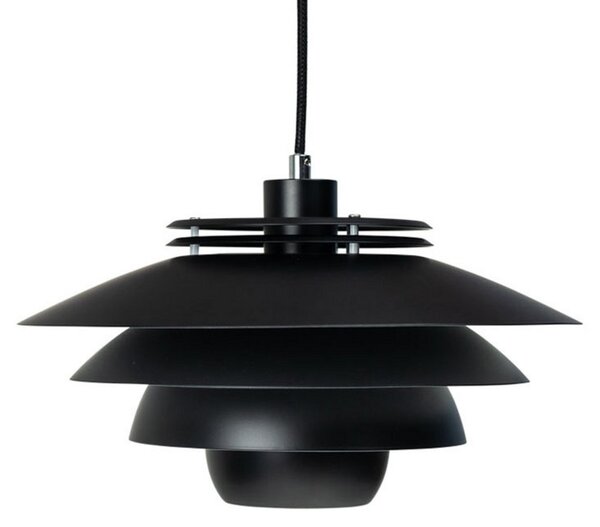Závěsná svítidlo Dyberg Larsen, Ejka, stmívatelné, Černá, Obývací pokoj, Kov, Design