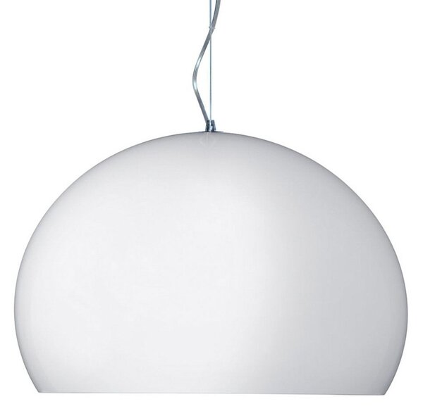Závěsná svítidlo Kartell, Small FL/Y, Bílá, Obývací pokoj, Plast, Design