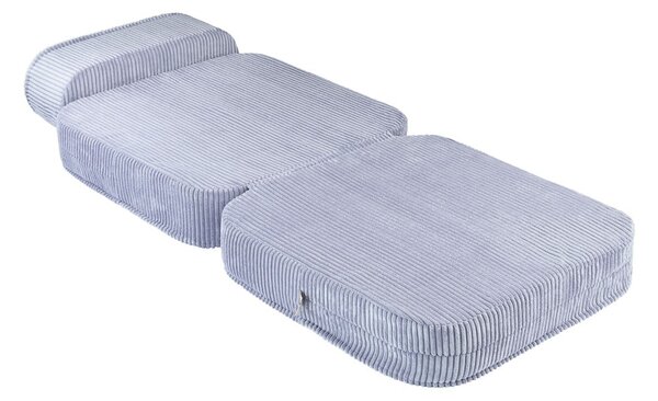 Modré manšestrové dětské křesílko Flip – Wigiwama