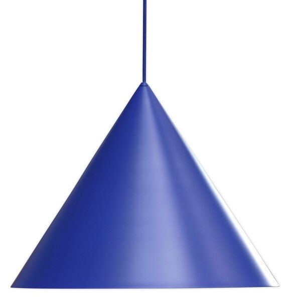 Závěsná svítidlo FRANDSEN, Benjamin, stmívatelné, Modrá, Obývací pokoj, Kov, Design