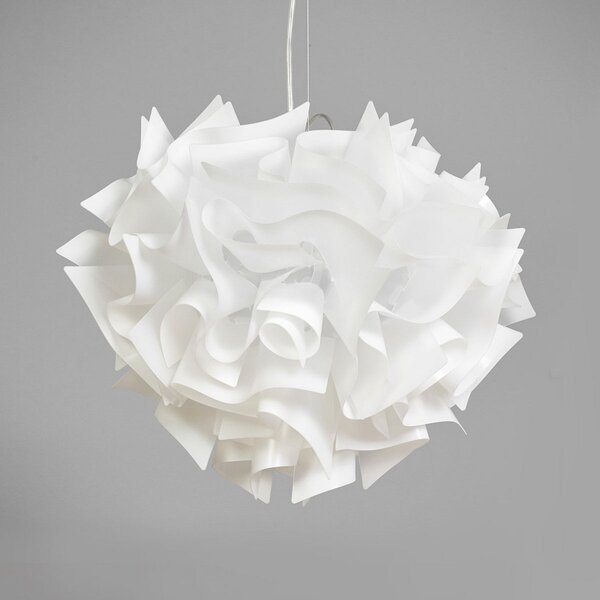 Závěsná svítidlo Slamp, VELI, stmívatelné, Bílá, Obývací pokoj, Plast, Design