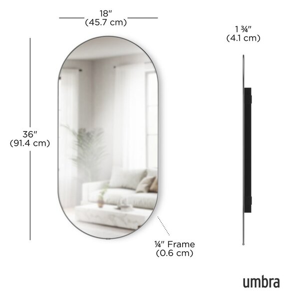 Nástěnné zrcadlo 46x91 cm Hubba – Umbra