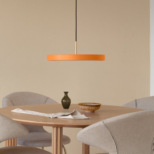 Závěsná svítidlo UMAGE, Asteria Mini, stmívatelné, Oranžová, Obývací pokoj, Kov, Design