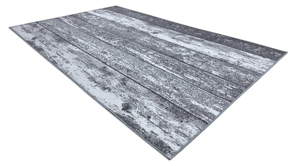 Balta Kusový koberec pogumovaný WOOD Dřevo desky šedý Rozměr: 200x250 cm