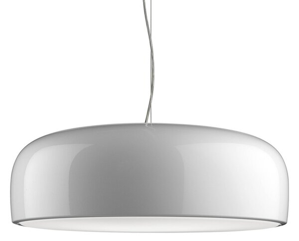 Závěsná svítidlo FLOS, Smithfield, stmívatelné, Bílá, Obývací pokoj, Kov, Design