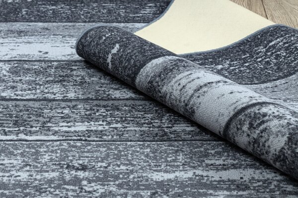 Balta Kusový koberec pogumovaný WOOD Dřevo desky šedý Rozměr: 200x250 cm